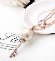 BE014   啟動♥ 皇家之匙♥項鍊[金1組入]1組